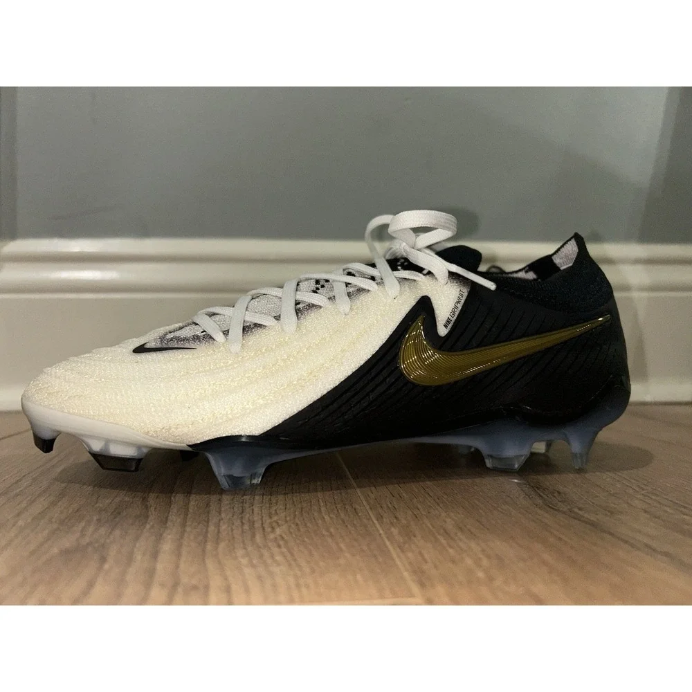 Nike Phantom GX Elite Dynamic Fit FG Soccer Cleats Mens‎ US 5 Black Gold